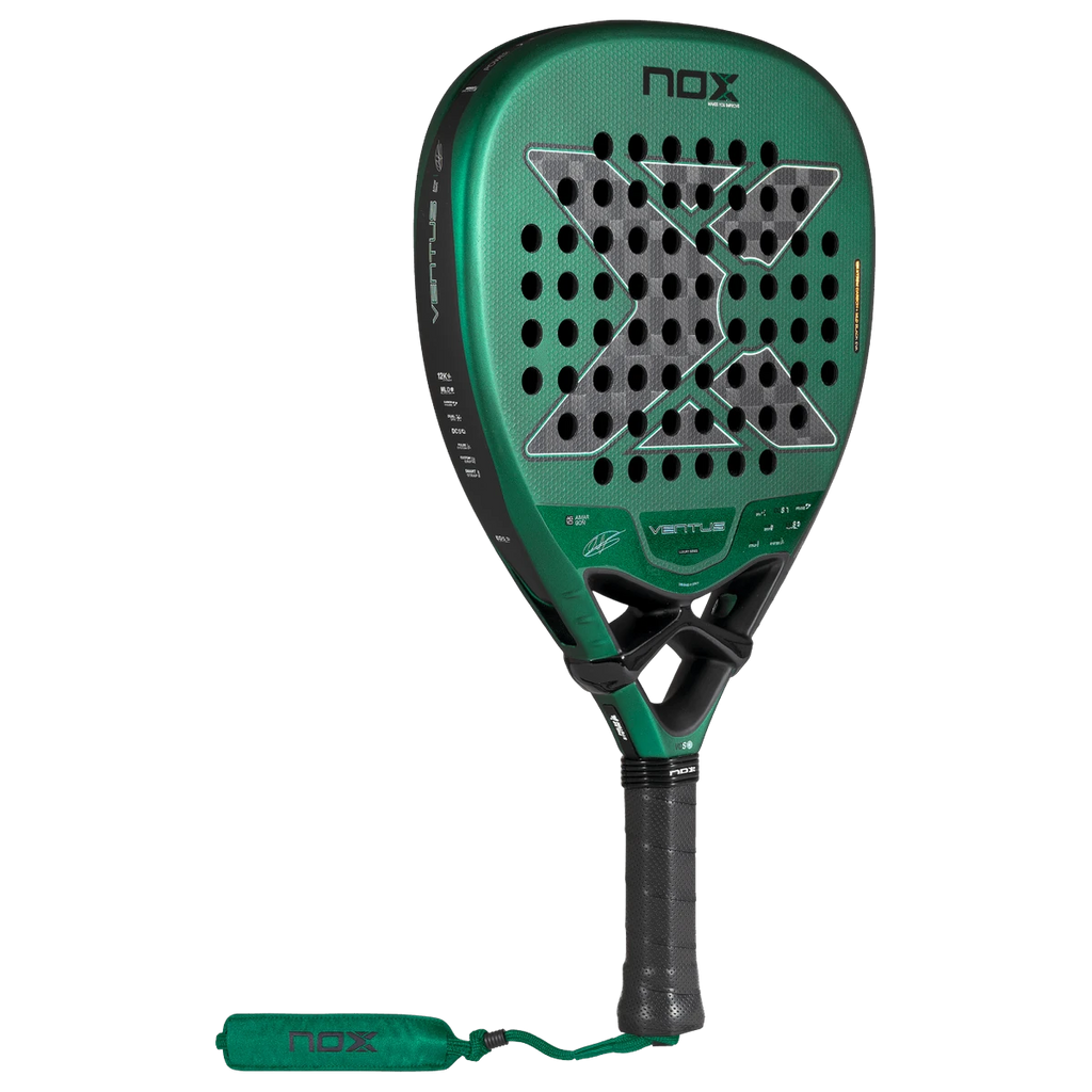 Pala de pádel NOX Ventus Attack 12K XTREM by Aimar Goñi 2027, vista 3/4